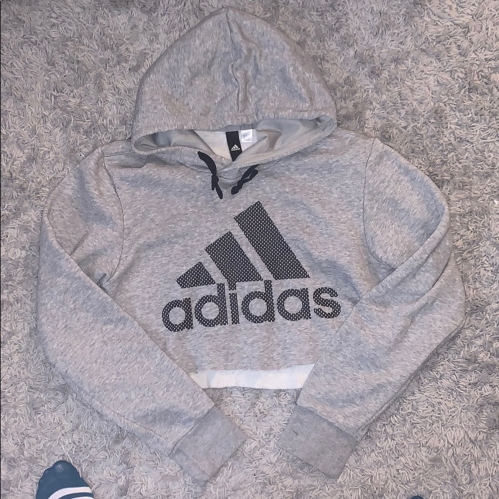 Adidas crop hoodie